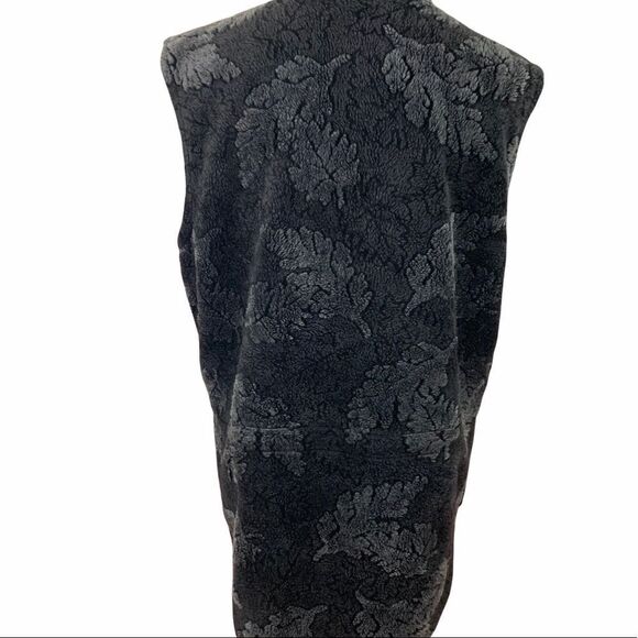 Columbia fleece leaf print zip vest S - Picture 2 of 6